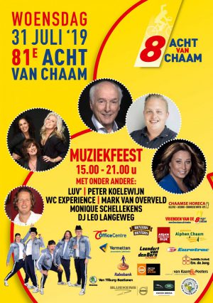 Acht van Chaam presenteert groot Muziekfeest !
